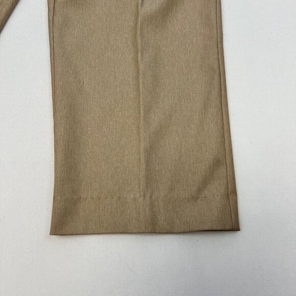Alfred Dunner Womens Elastic Waist Pull On Cropped Straight Leg Pants Tan 8 - Picture 5 of 9